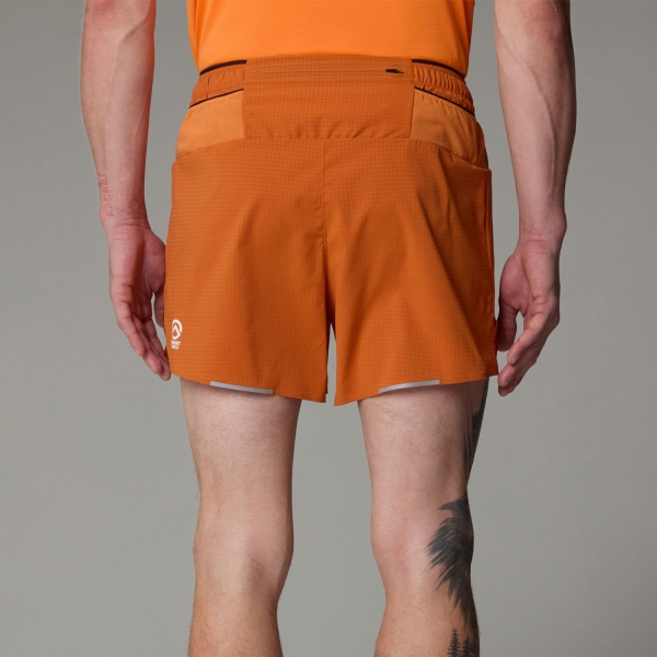 The North Face Summit Pacesetter Logo 5in Shorts - Iron Bronze/Digital Ora