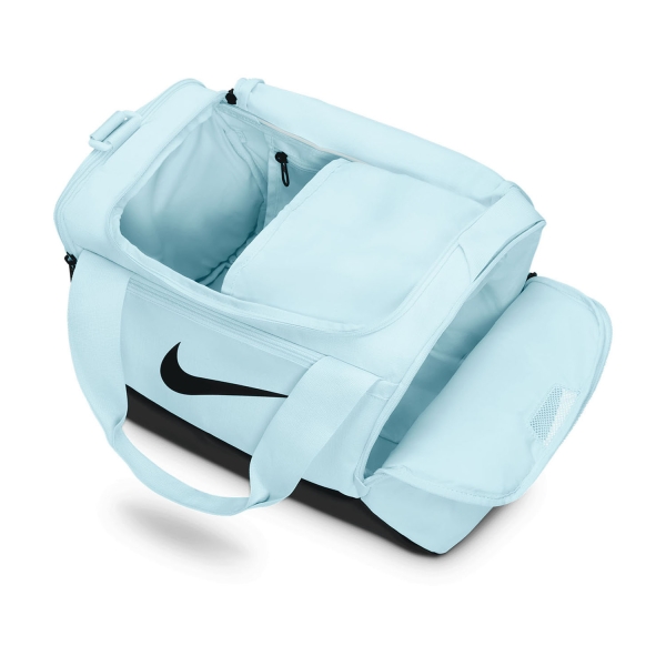 Nike Brasilia 9.5 Mini Duffle - Glacier Blue/Black