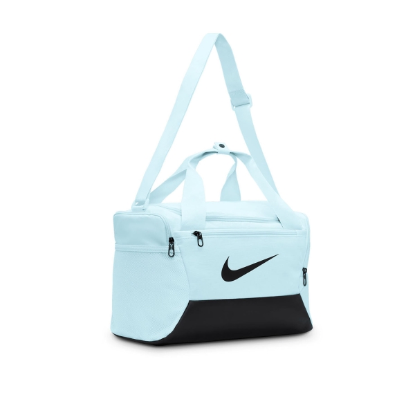 Nike Brasilia 9.5 Mini Duffle - Glacier Blue/Black
