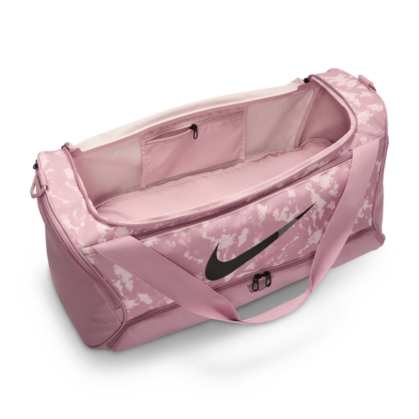 Nike Brasilia 9.5 Graphic Medium Duffle - Elemental Pink/Black
