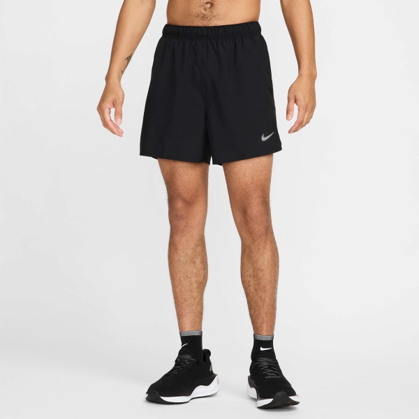 Nike Challenger 2 in 1 5in Shorts - Black/Reflective Silver