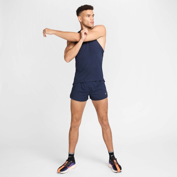 Nike Dri-FIT Fast 3in Shorts - Obsidian/Black/Reflective Silver