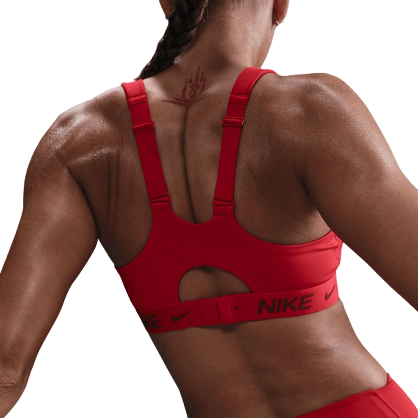 Nike Dri-FIT Indy Reggiseno Sportivo - University Red/Dark Team Red