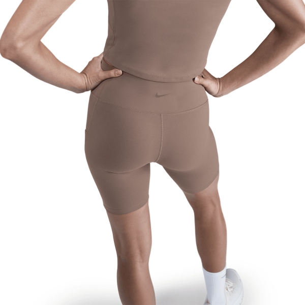 Nike Dri-FIT One 8in Pantaloncini - Mink Brown/Black