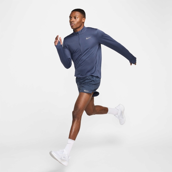Nike Dri-FIT Pacer Camisa - Thunder Blue/Reflective Silver