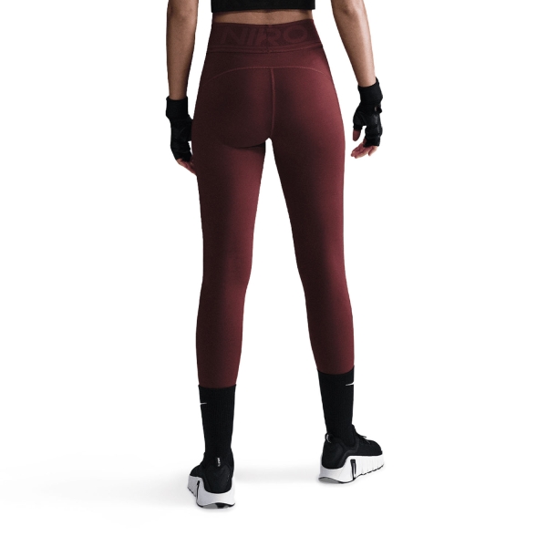 Nike Dri-FIT Pro Sculpt Tights - Dark Team Red/White