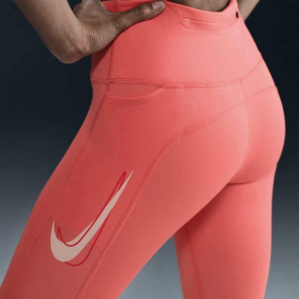 Nike Fast 7/8 Swoosh Tights - Magic Ember