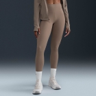 Nike One Logo Tights - Mink Brown/Black