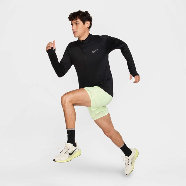 Nike Stride Maglia - Black/Reflective Silver