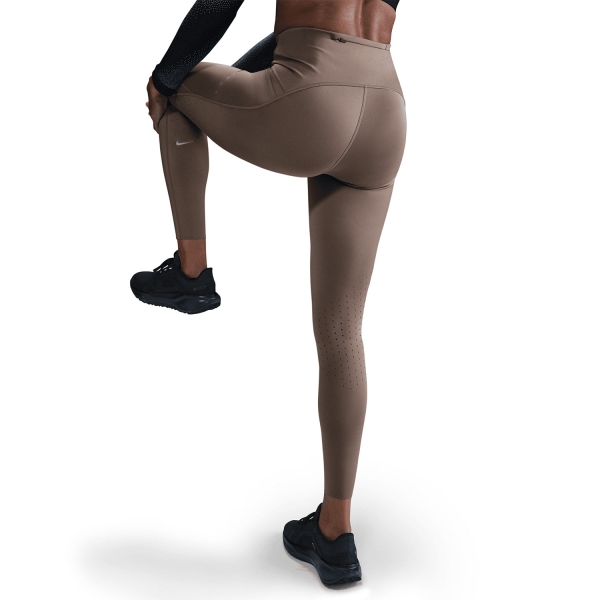 Nike Swift 7/8 Tights - Mink Brown/Reflective Silver
