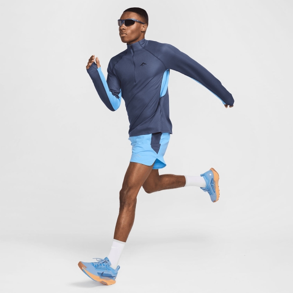 Nike Trail Logo Camisa - Thunder Blue/University Blue/Black