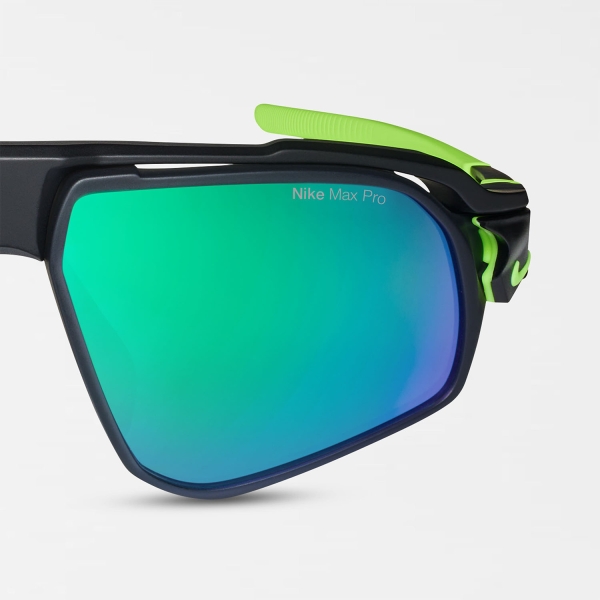 Nike Flyfree Sunglasses - Matte Black/Green Mirror/Road Tint