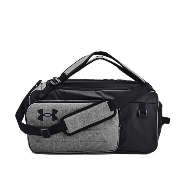 Borsa Under Armour Contain Duo Borsone Medio  Castlerock Medium Heather/Black/White 13819190025