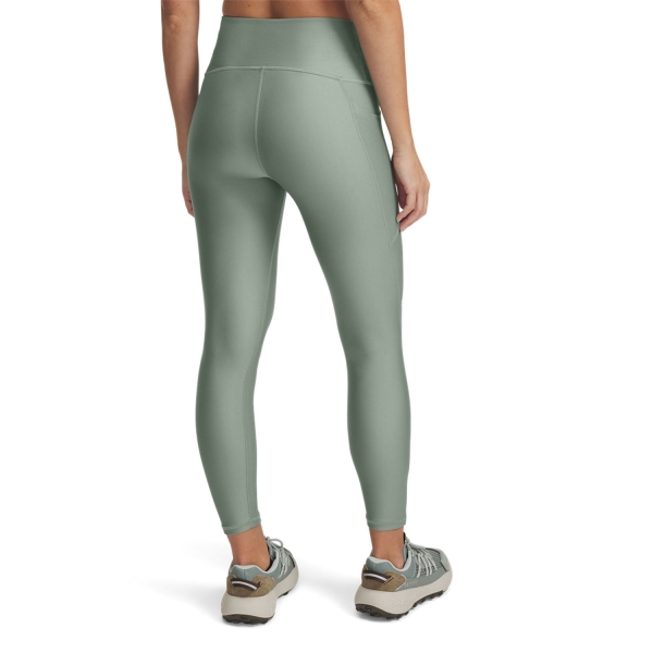 Under Armour HeatGear HiRise 7/8 Tights - Silica Green/White