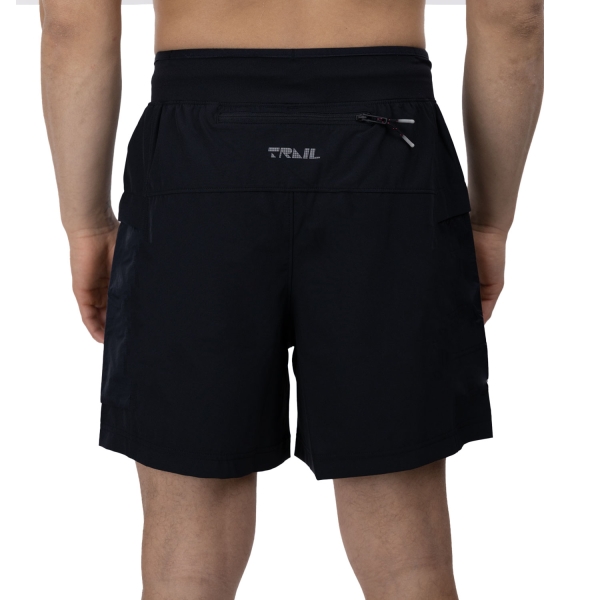Under Armour Launch Logo 5in Shorts - Black/Reflective