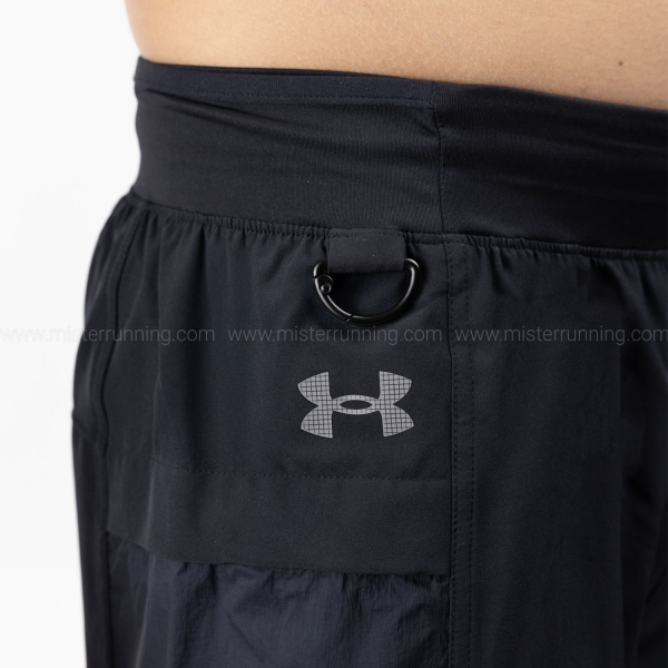 Under Armour Launch Logo 5in Shorts - Black/Reflective