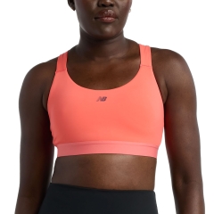 New Balance Essential DRY Reggiseno Sportivo - Drift Red