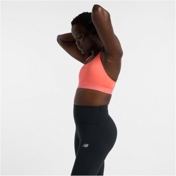 New Balance Essential DRY Sports Bra - Drift Red