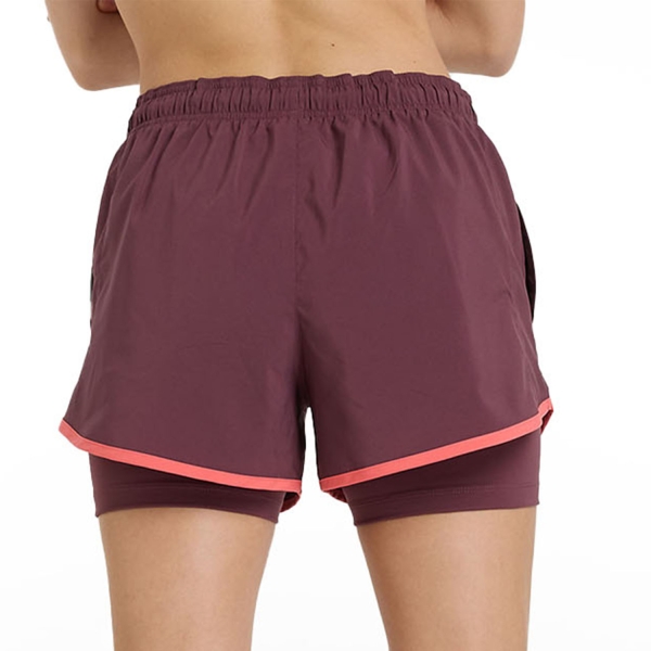 New Balance Essentials 2 in 1 3in Shorts - Faded Plum