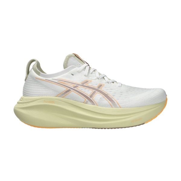 Scarpe Running Neutre Uomo Asics Gel Nimbus 27  White/Fawn 1011B958102