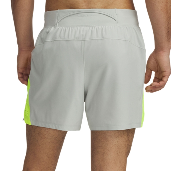 Under Armour Launch Elite 5in Pantaloncini - Hydro Green/High Vis Yellow/Reflective