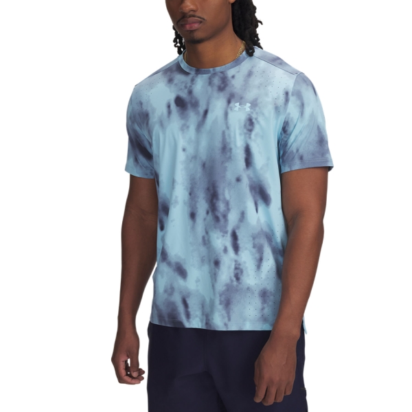 Maglietta Running Uomo Under Armour Launch Elite Printed Maglietta  Stream/Reflective 13898040494