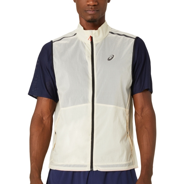 Men's Running Jacket Asics Metarun Vest  Birch 2011C980200