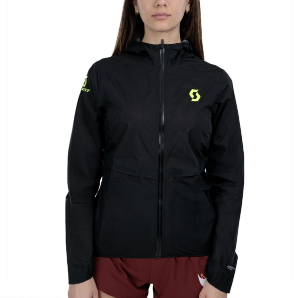 Women's Running Jacket Scott RC Jacket  Black/Yellow 2752611040