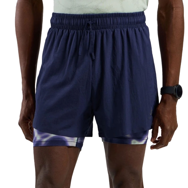 Pantaloncino Running Uomo Odlo Zeroweight  2 in 1 4in Pantaloncini  Eclipse 32400221120
