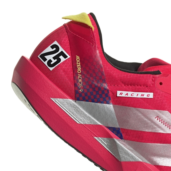 adidas adizero Adios 9 - Lucid Red/Silver Metallic/Pure Sulfur