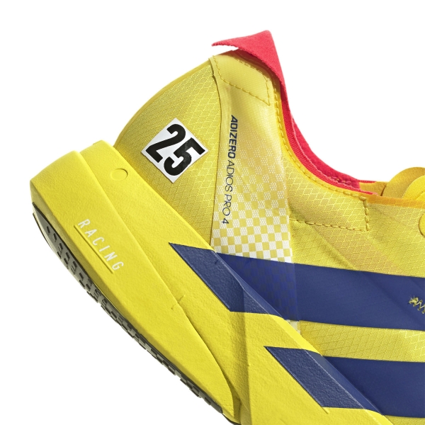adidas adizero adios Pro 4 - Pure Sulfur/Lucid Blue/Lucid Red