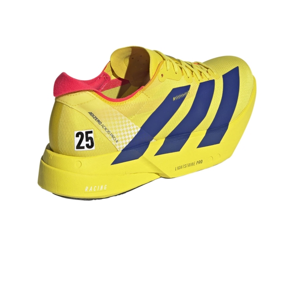 adidas adizero adios Pro 4 - Pure Sulfur/Lucid Blue/Lucid Red