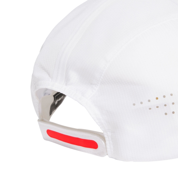 adidas adizero CLIMACOOL Cap - White/Lucid Red