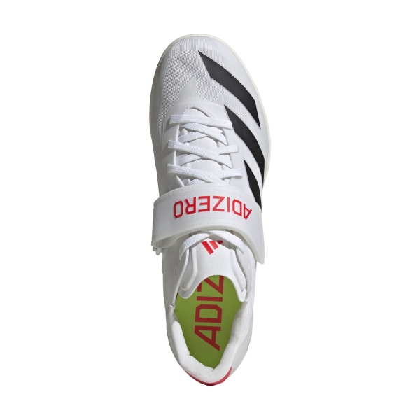 adidas adizero High Jump - FTW White/Core Black/Lucid Red