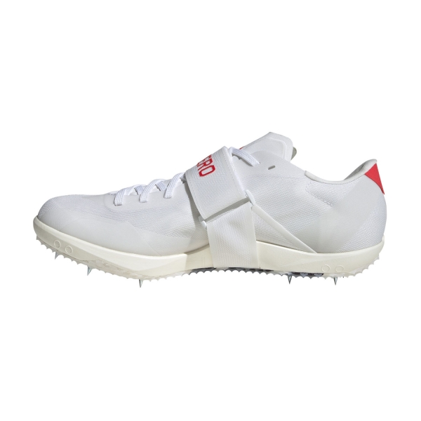 adidas adizero High Jump - FTW White/Core Black/Lucid Red