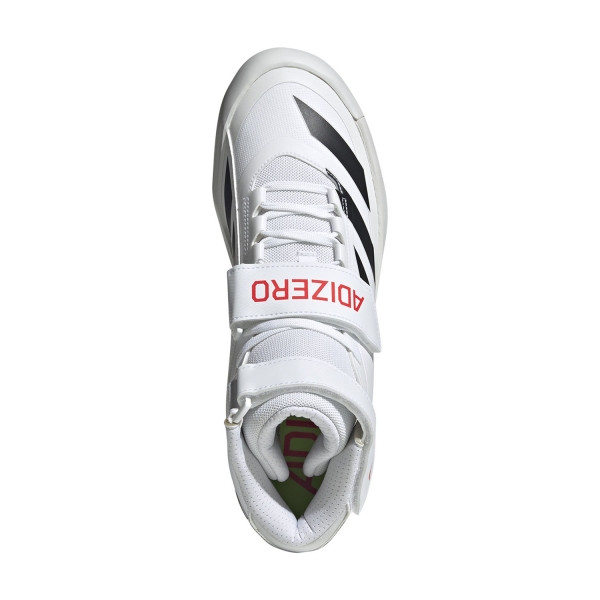 adidas adizero Javelin Mid - FTWR White/Core Black/Lucid Red