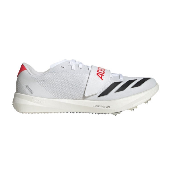 Scarpe Racing Uomo adidas adizero Triple Jump/Pole Vault  Cloud White/Core Black/Lucid Red IH5795