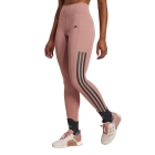 adidas Optime 3 Stripes Tights - Warm Clay