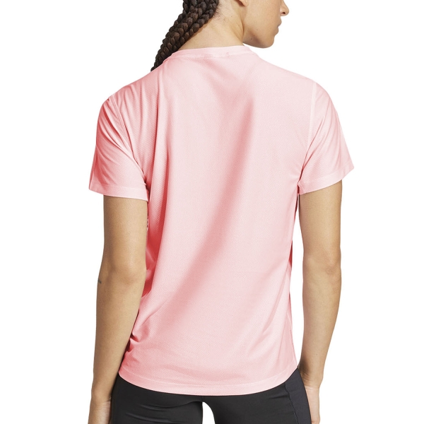 adidas Own The Run Logo Maglietta - Clear Pink