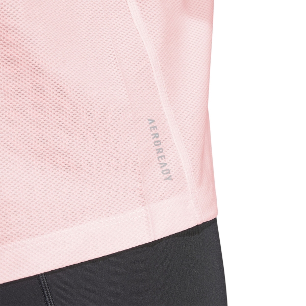 adidas Own The Run Logo Maglietta - Clear Pink
