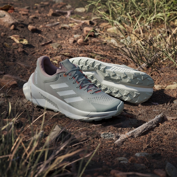 adidas Terrex Soulstride Flow - Linen Green/Off White/Silver Green