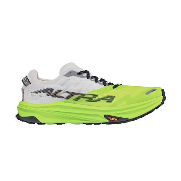 Zapatillas Trail Running Mujer Altra Mont Blanc Carbon  White/Lime AL0A85PF102