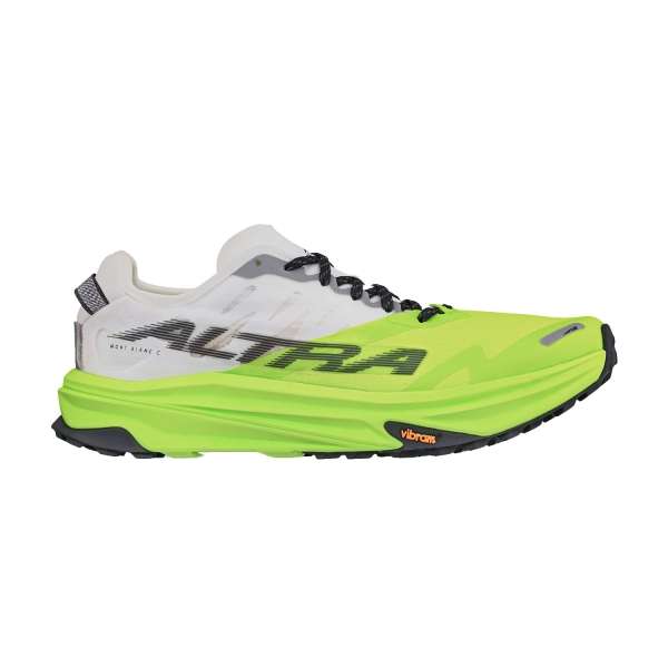 Zapatillas Trail Running Hombre Altra Mont Blanc Carbon  White/Lime AL0A82CA102