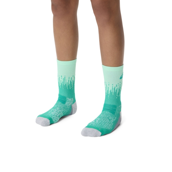 Asics Performance Crew Socks - Wave Teal/Illuminate Mint