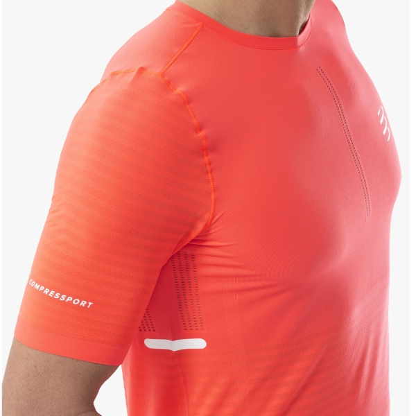 Compressport Pro Racing Camiseta - Fluo Red