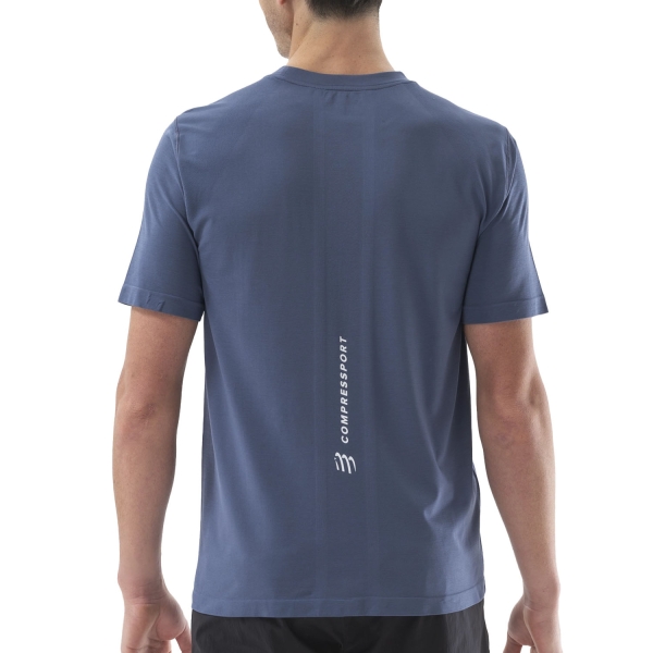 Compressport Performance Logo Maglietta - Indigo