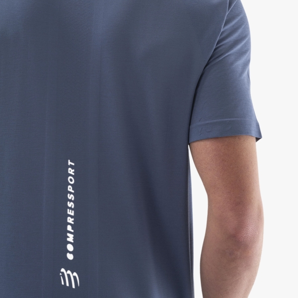 Compressport Performance Logo Maglietta - Indigo