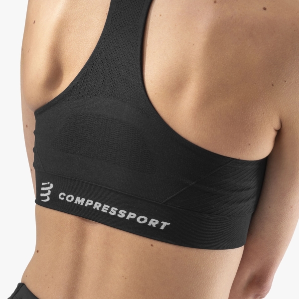 Compressport Feelfree Sujetador Deportivo - Black