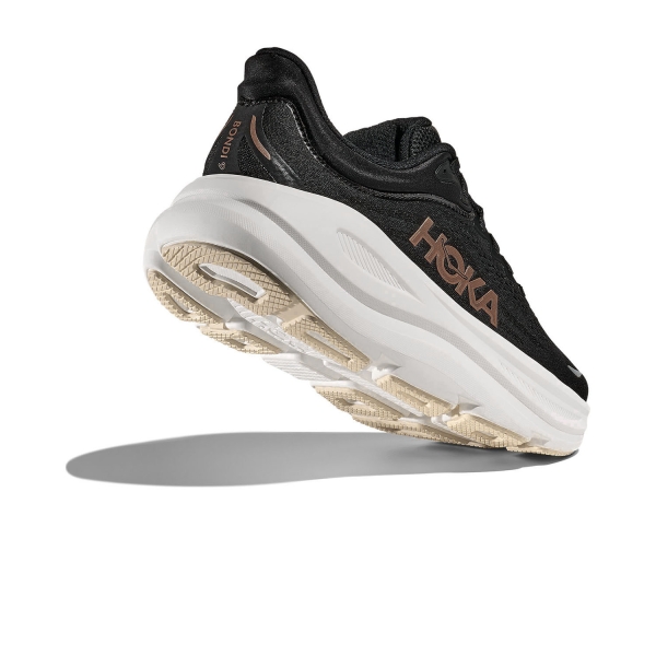 Hoka Bondi 9 - Black/Rose Gold