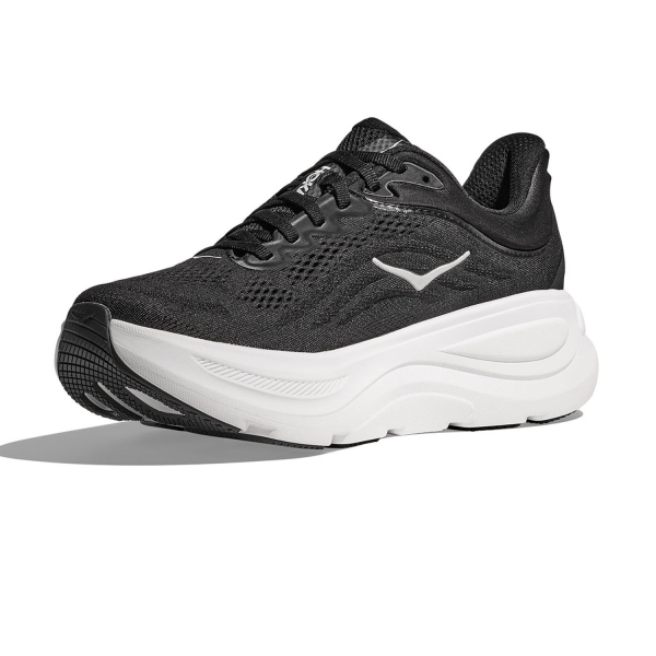Hoka Bondi 9 Wide - Black/White